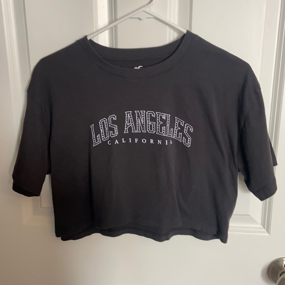 Hollister crop tee